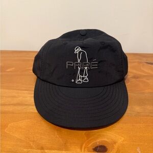 New Paré Golf Black Embroidered Cap
